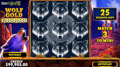 Игра Wolf Gold Scratchcard  играть бесплатно онлайн